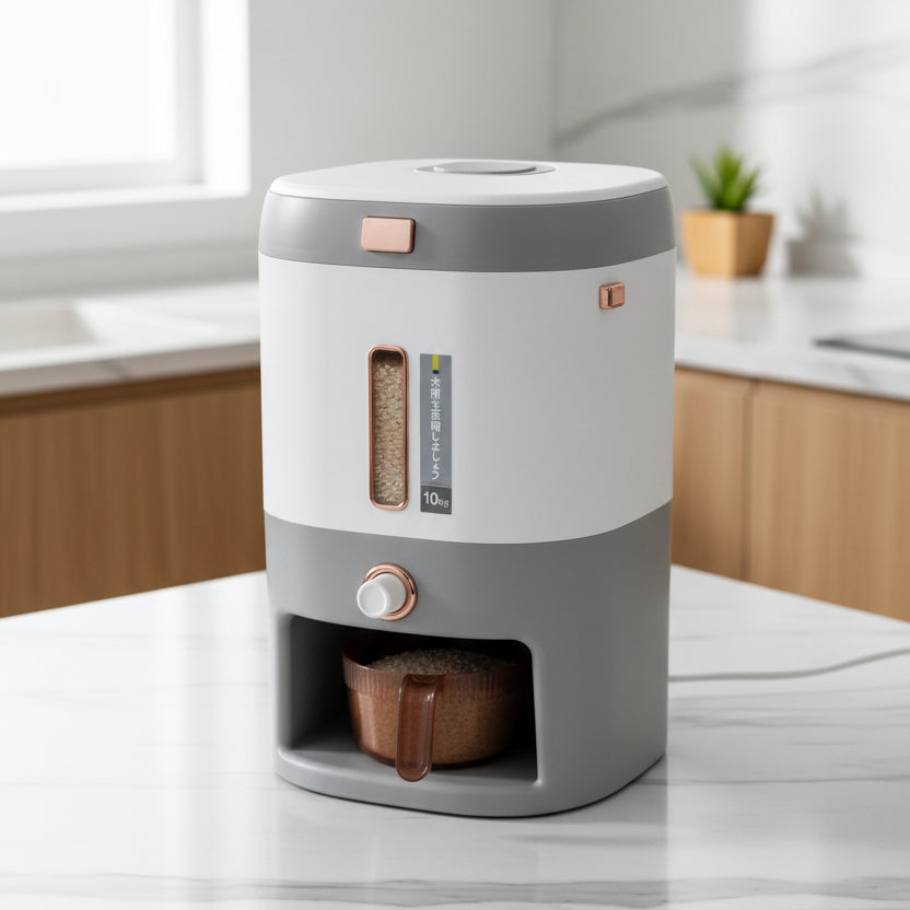 Modern 10kg Airtight Rice Dispenser