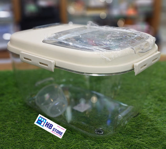 10kg Acrylic Rice/Cereal Storage Bucket with a Spoon