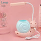 Snail-Shaped Pastel Study Lamp with Organizer