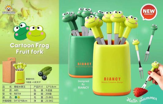 Cartoon Claf Fruit Fork