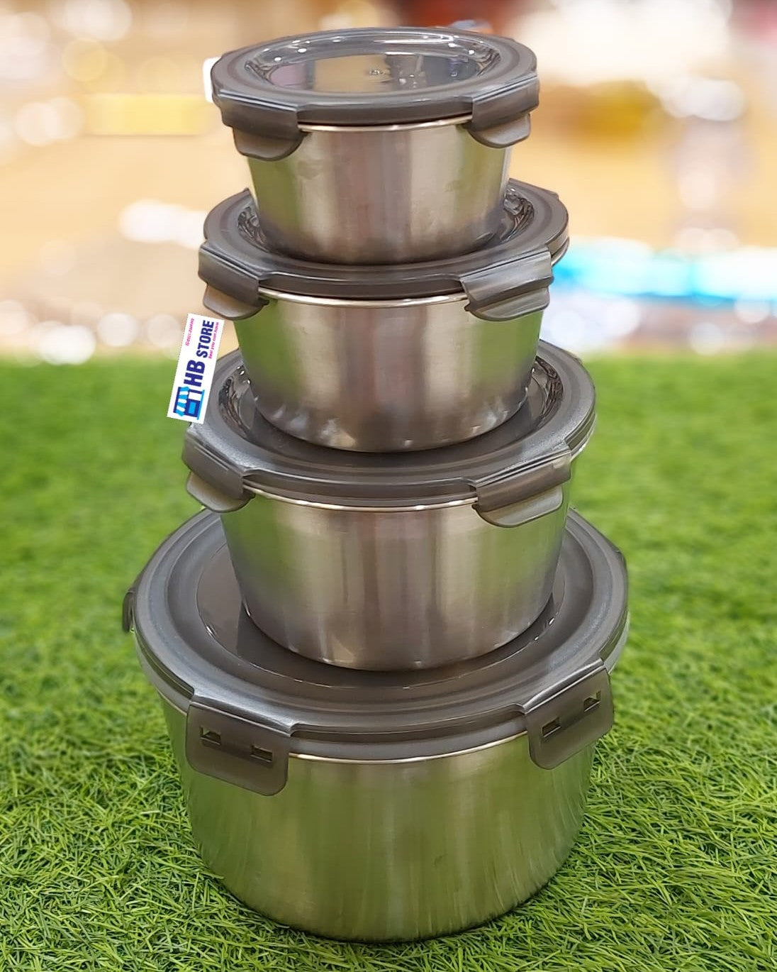 Premium Stainless Steel Airtight Food Storage Containers