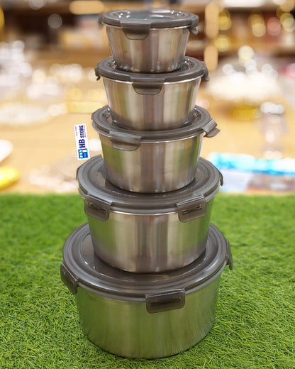 Premium Stainless Steel Airtight Food Storage Containers