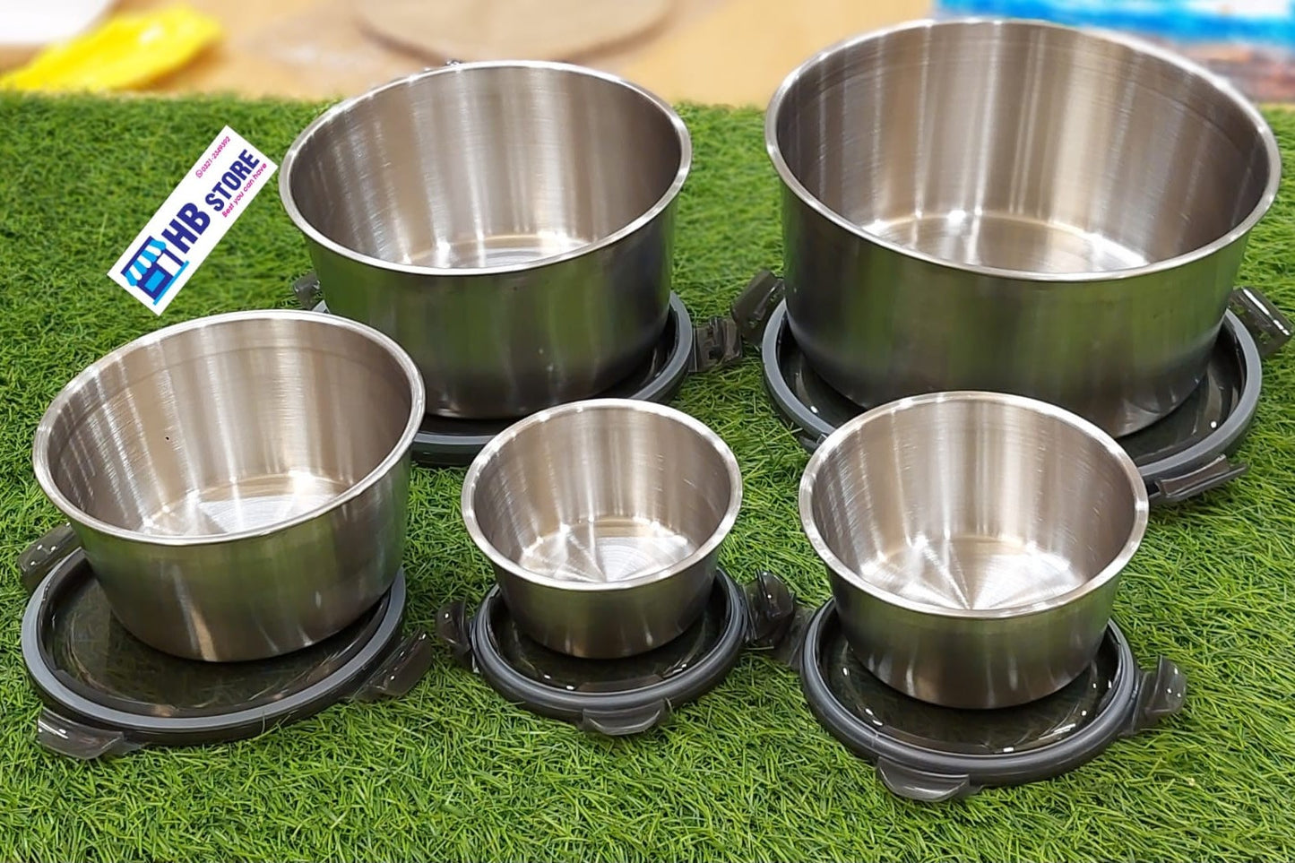 Premium Stainless Steel Airtight Food Storage Containers