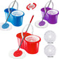 [360 Degree] Magic Spin Mop Bucket with Stainless Steel Rod For Home Cleaning