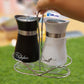 Glass Seasoning Set – Salt & Pepper with Stand
