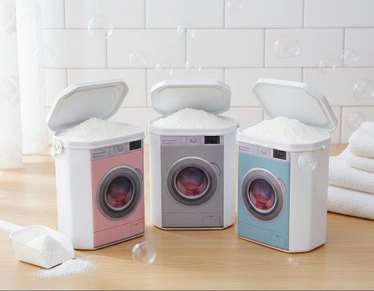 Mini Washer" Laundry Powder Storage Box