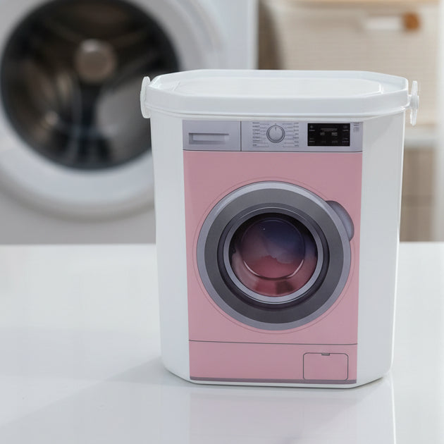 Mini Washer" Laundry Powder Storage Box