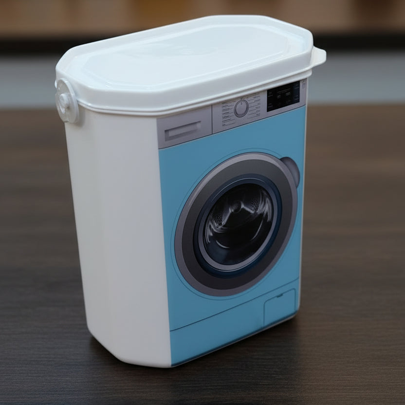 Mini Washer" Laundry Powder Storage Box