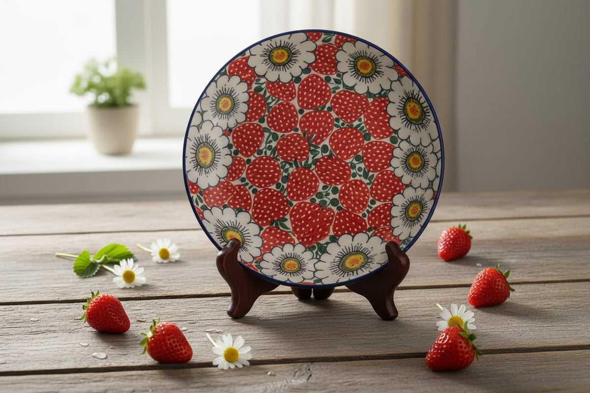 Bohemian Ceramic Dessert & Salad Plate