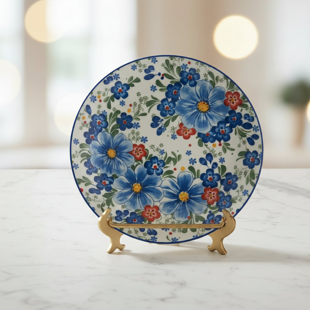 Bohemian Ceramic Dessert & Salad Plate