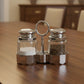 Luxurious Acrylic Salt & Pepper Shaker Set with Carrying Tray