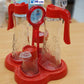Vinegar and oil dispenser 5pcs. Set salt and pepper red