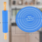 Dough Master Set – Silicone Mat & Rolling Pin Combo