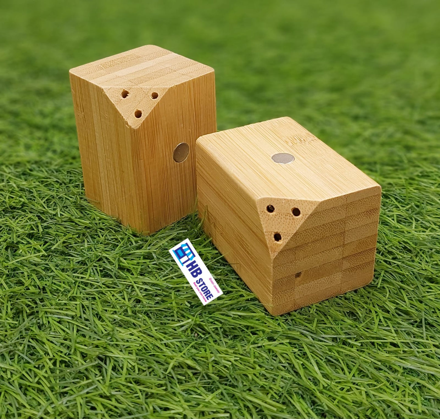 Natural Bamboo Salt & Pepper Shaker Set