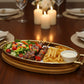 Beautiful Serving Platter With Wooden Tray