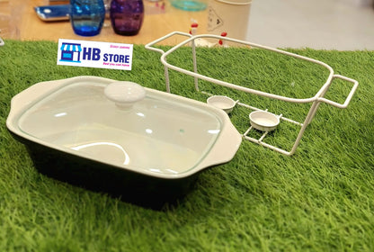versatile Buffet Burner Dishes in Three Convenient Sizes