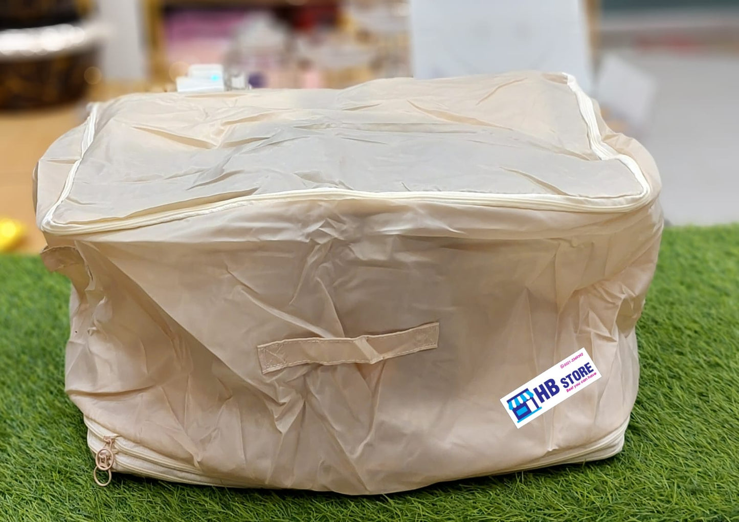 Extra Large Fabric Storage Bags with Zippers