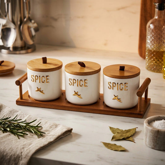 AromaHome Signature Ceramic Spice Set