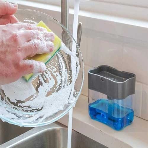 Push Sponge Soap Dispenser