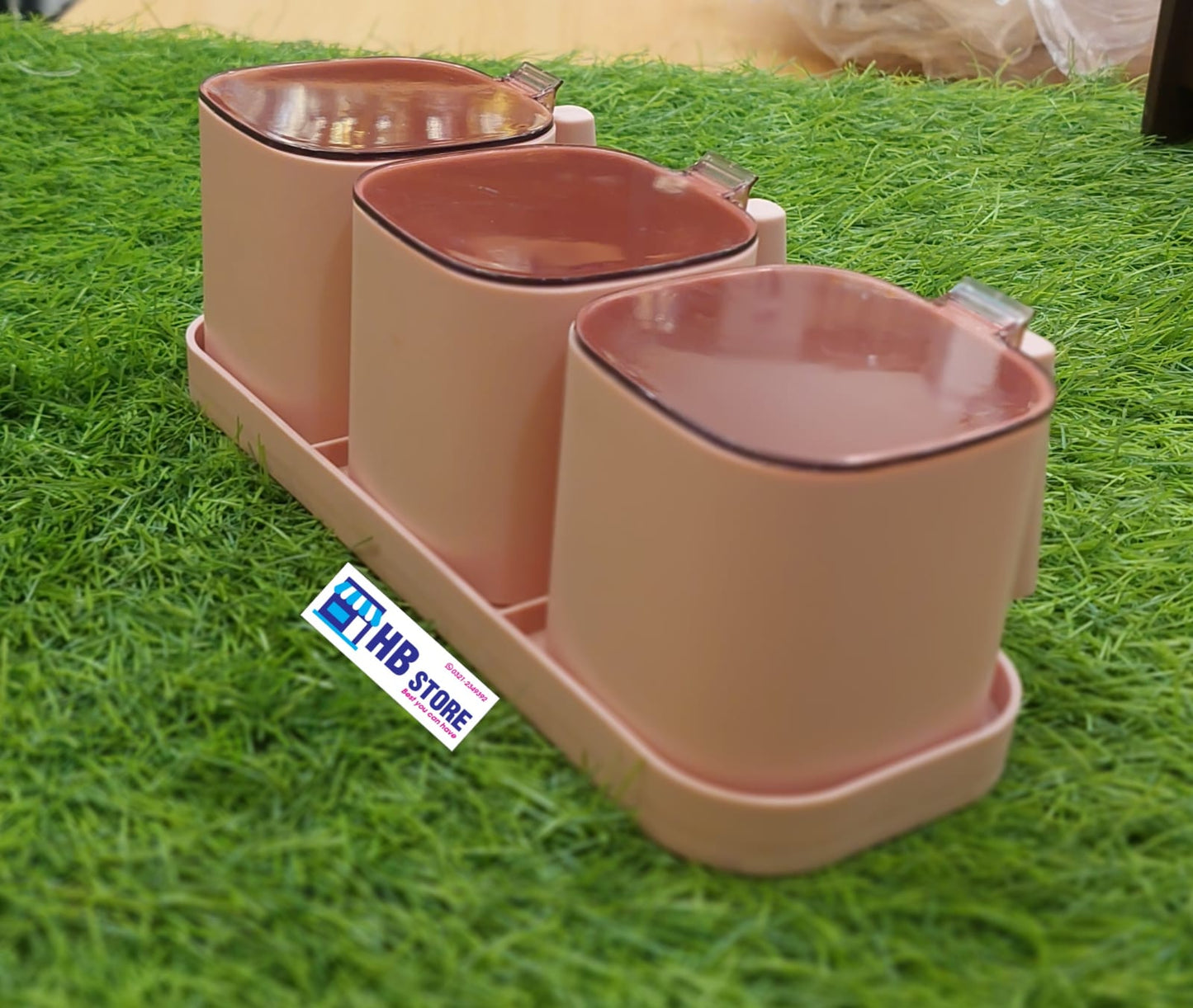 Kitchen Seasoning Box Spice Jar Set Container Condiment Cruet with Cover