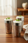 Heavy Duty Stainless Steel Lassi Glass