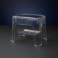 Multi-Purpose Clear Acrylic Storage Stool