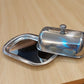 Stainless Steel Rectangular Butter Dishes Butter Tray ,butter Plate with Lid