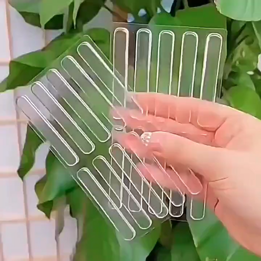 Clear Rubber Silicone Strip Wall Protector,