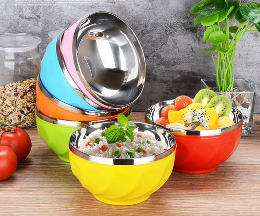 Steel Colour Bowls