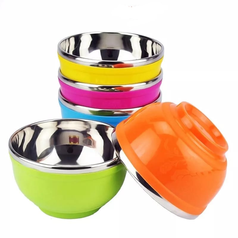 Steel Colour Bowls