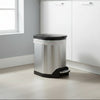 12L Trash Can Fingerprint Resistant Stainless Steel