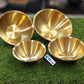 Artisan Hand-Brushed Brass Nesting Bowls