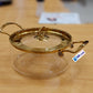 Luxurious Clear Glass Cookware