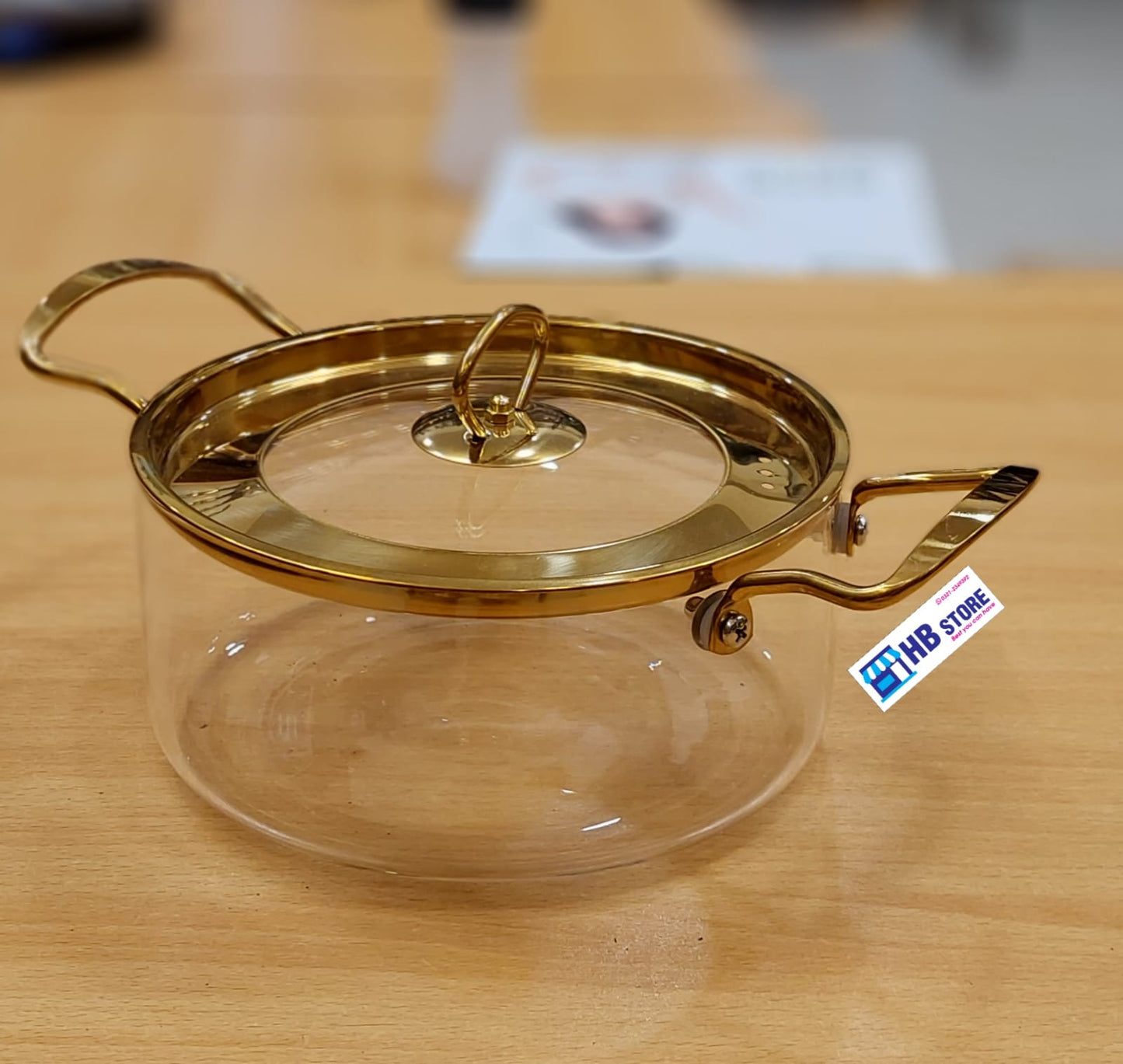 Luxurious Clear Glass Cookware