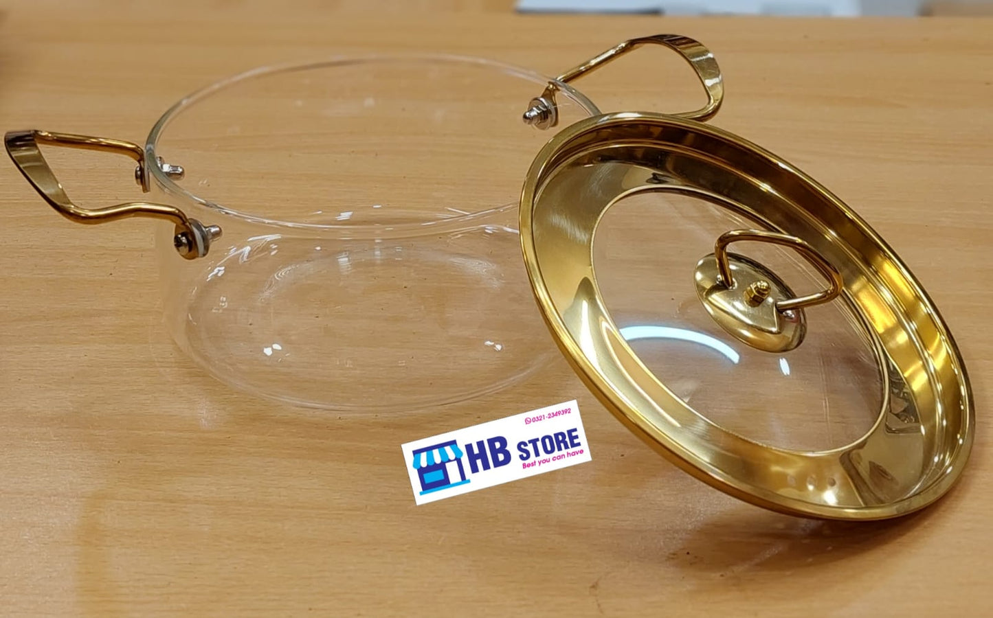 Luxurious Clear Glass Cookware