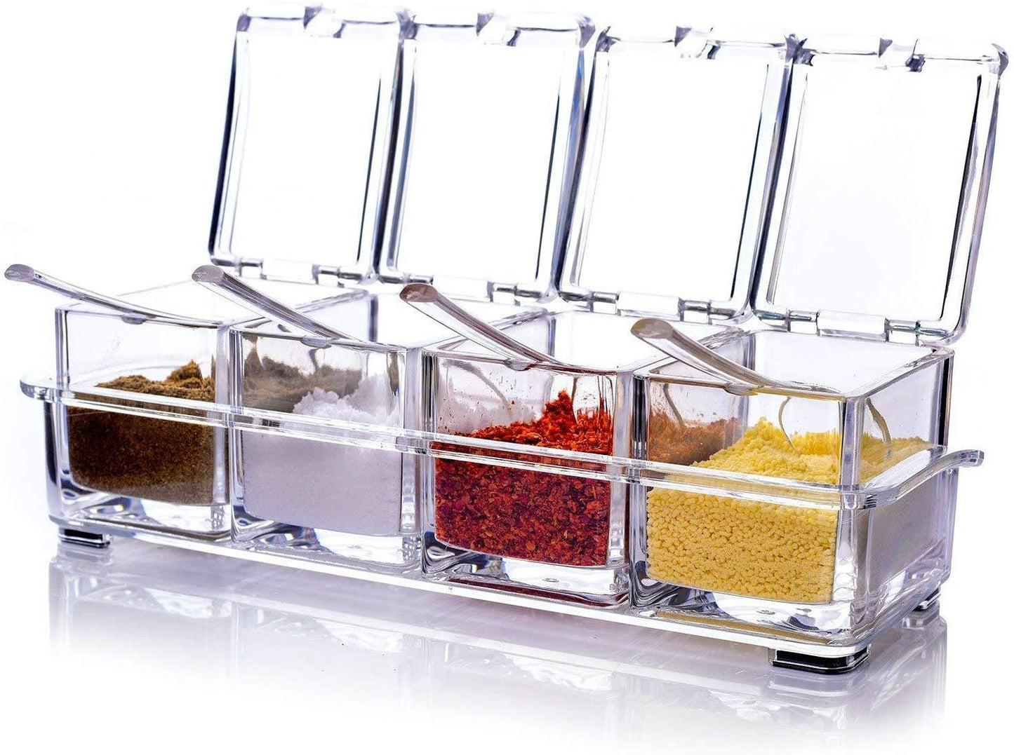 4 Partition Acrylic Masala Set