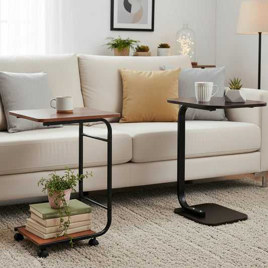 Premium 2-in-1 C-Shaped Side Table Collection