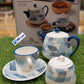 Geometric design tea set