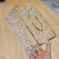 Violet Acrylic Tissue Box