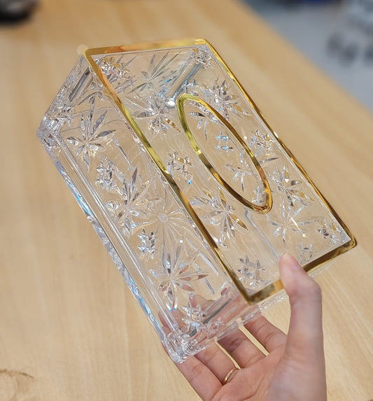 Violet Acrylic Tissue Box