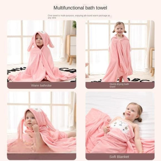 Newborn Hooded Bath Towel – Gentle & Absorbent
