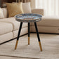 Round Moroccan Style Side Table