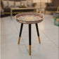 Round Moroccan Style Side Table