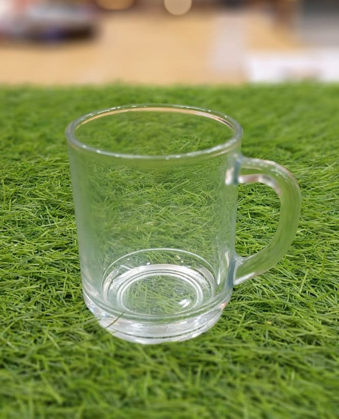 Funky Clear Glass Mug Set