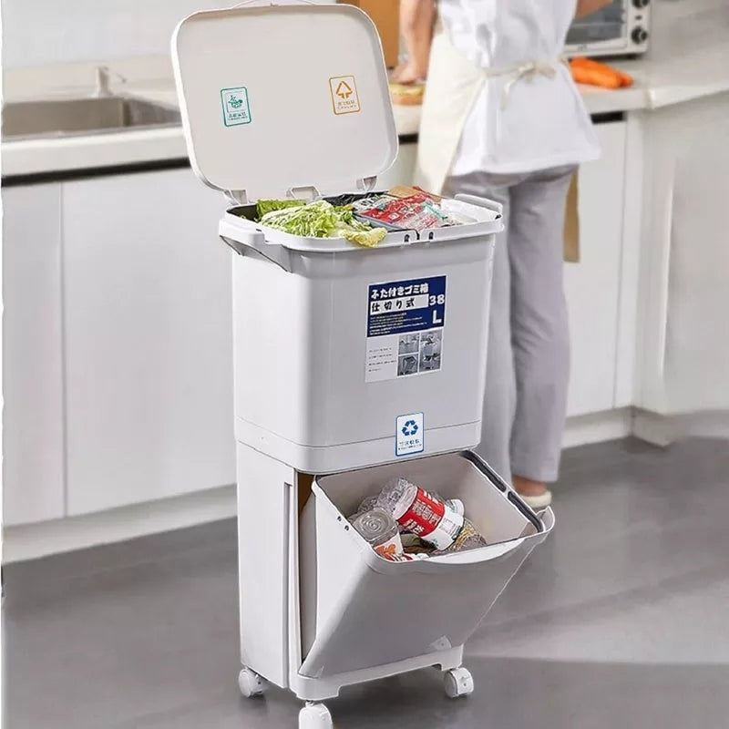 55L  Dustbin Trolley