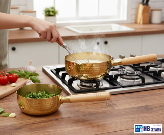 The Hand-Hammered Gold pan