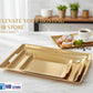 Premium Gold Nesting Serving Trays
