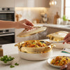 Regal Cuisine™ Insulated Casserole – Premium Gold-Embossed Thermal Hot Pot