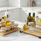 3-Step Bamboo Display Shelf for Kitchen and Bathroom
