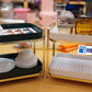 Drying Rack Storage with Drain Tray Utensil Organizer for Kitchen - 2 Tiers